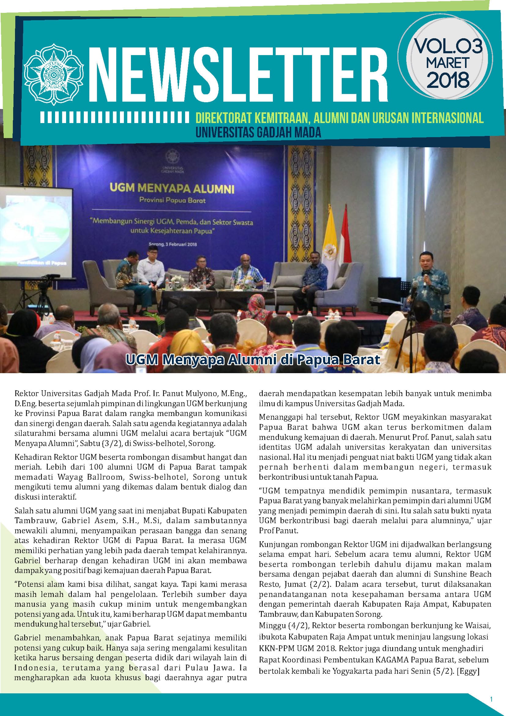 Newsletter 2018 Direktorat Kemitraan Dan Relasi Global